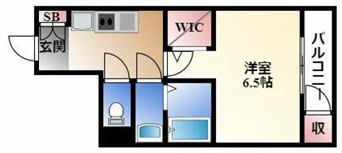 エステムコート名古屋葵【5階】の間取り