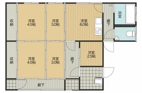 和歌山県日高郡日高町大字阿尾【一戸建】の間取り