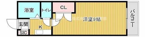 アベニュー西長居【503号室】の間取り