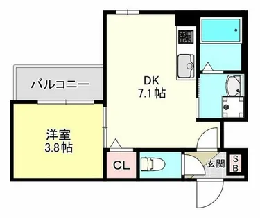 ジャカルタ519【2階】の間取り