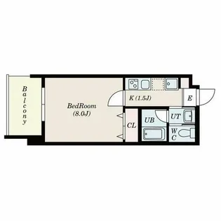 プライマル名古屋吹上【6階】の間取り
