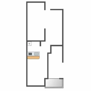 2LDKの間取り画像