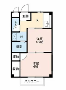 フェイスきたの【2階】の間取り