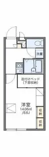 レオパレス大門【2階】の間取り