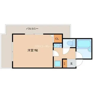 ハイツフルブルーム2【1階】の間取り