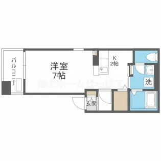 メゾン ラシュレ【1階】の間取り