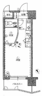 ルネスロワール天神サウス【6階】の間取り