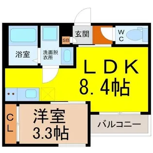 REGALEST守山II【2階】の間取り