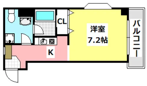 アビタ細川総持寺【204号室】の間取り