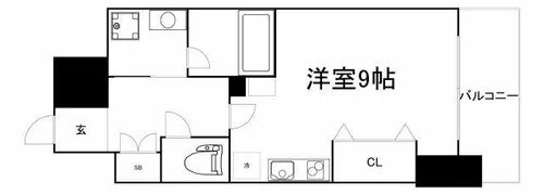 イグレック南本町【4階】の間取り