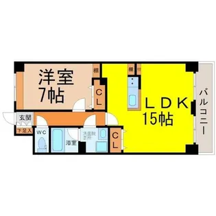 Herencia千代田【7階】の間取り