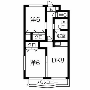 サルビア【1階】の間取り