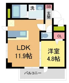 Grand jete キセラ川西II【503号室】の間取り