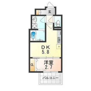 テラ堺市駅【6階】の間取り