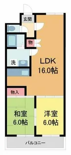 サンパウロ【3階】の間取り