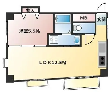 下坂部ベース02【4階】の間取り