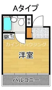 プチロイヤル住吉【2階】の間取り