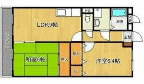 カーサベガ【304号室】の間取り