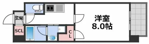 ヴェルテックス【5階】の間取り