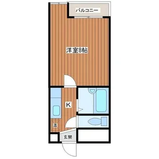 シティーコート高津エレガンス【5階】の間取り