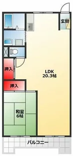 プレジール堺【403号室】の間取り