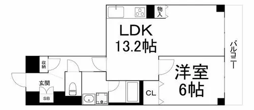 大淀町スカイハイツ【2階】の間取り