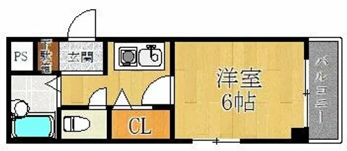今里西青山ビル【305号室】の間取り