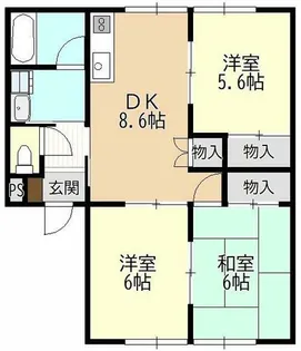 ピアー横手【1階】の間取り
