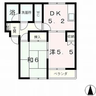 Belle Etoile 2【1階】の間取り