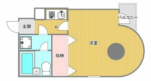 ビューライフ天神橋【11階】の間取り
