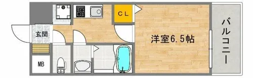 ふぁみーゆ天王寺Ⅱ【807号室】の間取り