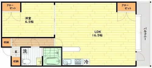 NOVA京橋【6階】の間取り