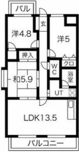 プロスペラーレファミーリア【2階】の間取り