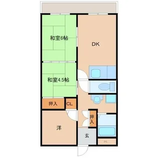 メゾンエスポアール【3階】の間取り