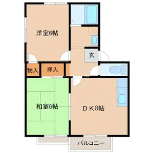 アフィニティ【1階】の間取り