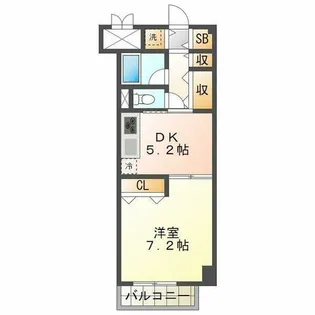 プエンテ21【3階】の間取り