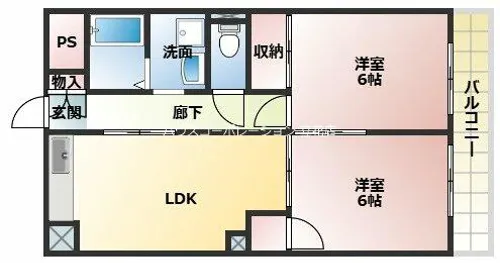 ミモダ武庫の里【1階】の間取り