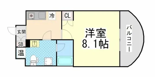 ForYou神戸・灘【301号室】の間取り