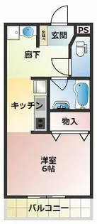 COCORO吹田【1階】の間取り