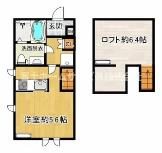 セレナ松虫【1階】の間取り