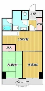 グリーンプラザ【9階】の間取り