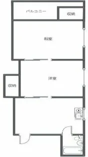 シーズコート住吉【1階】の間取り