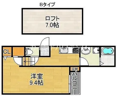 polarisあびこ【2階】の間取り
