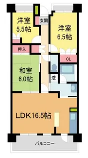 パーク・クレスト川西多田【10号室】の間取り