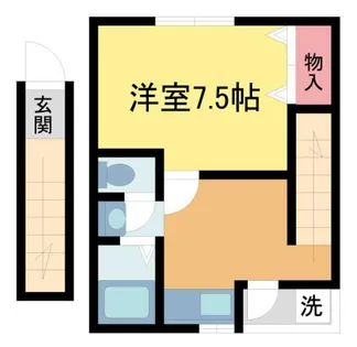 フレンド仁川【2階】の間取り