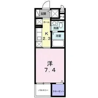 エトワール清水【2階】の間取り