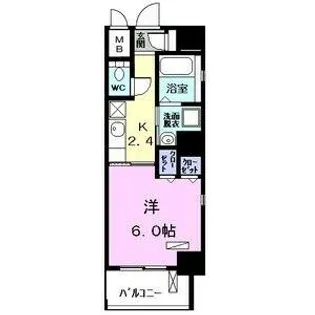 ラタン【7階】の間取り