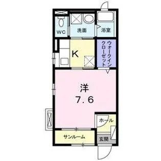 Via桜Ⅱ番館【1階】の間取り