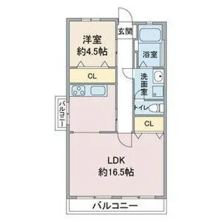 名栄ビル【1階】の間取り