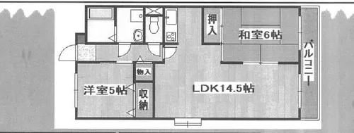 フォレスト壱番館【1階】の間取り